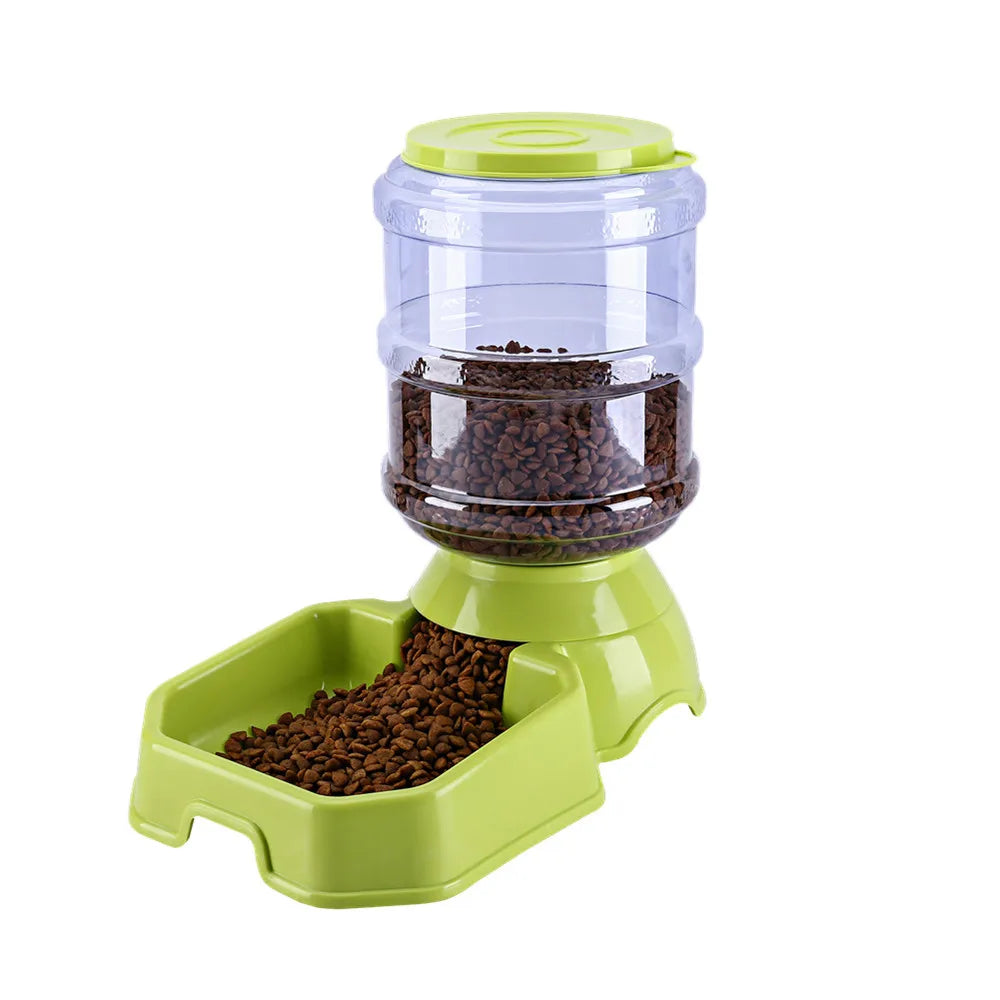 3.8 L Automatic Dog Feeder Waterer High Capacity Pet Food Bowl Gravity Water Dispenser Pet Bowl for Dogs Cats Dog Accessories