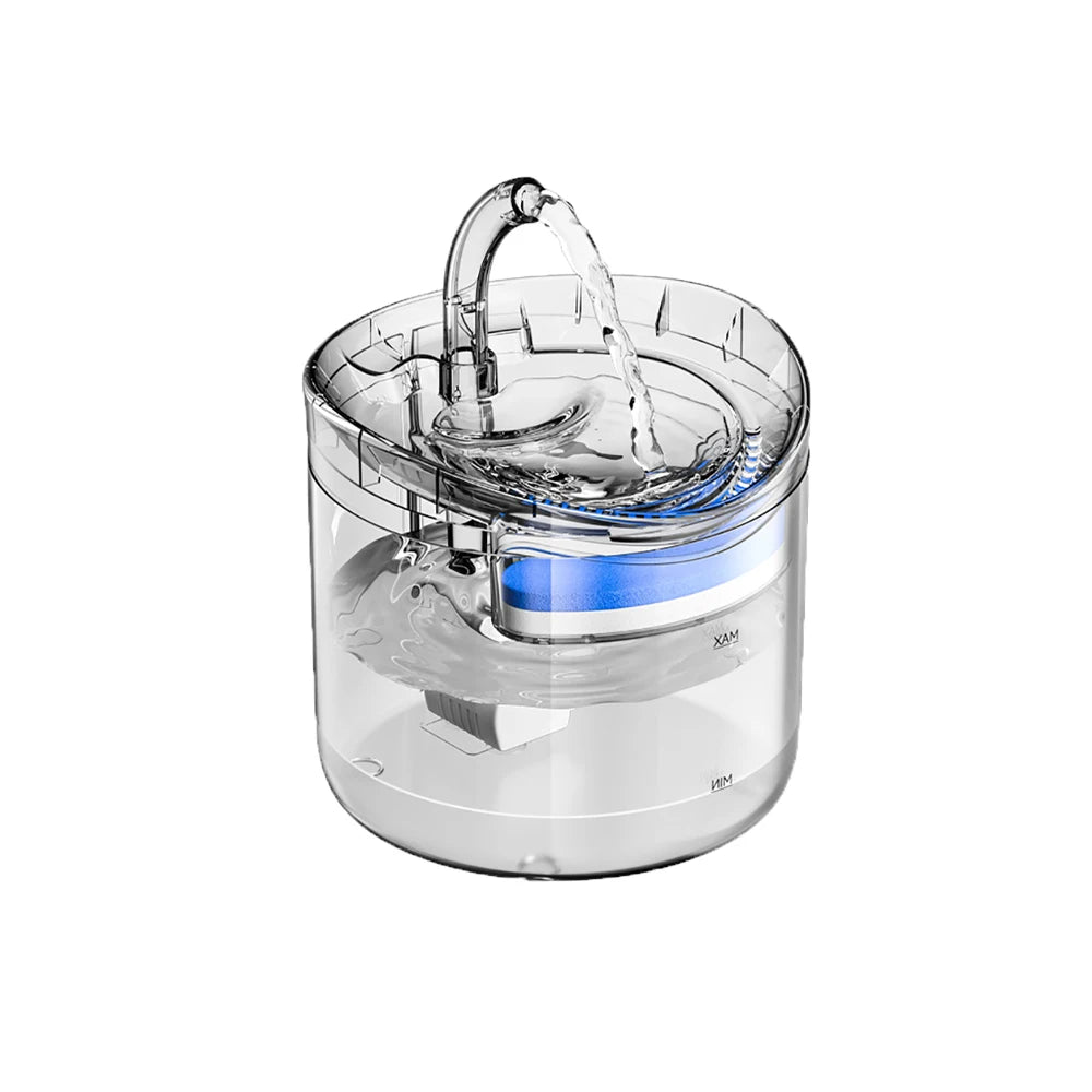 2L Pet Cat Dog Drinker Fountain Activated Filter USB Powered Automatic Pet Feeder Motion Sensor Bowl Pet Silent Drinking Bowl