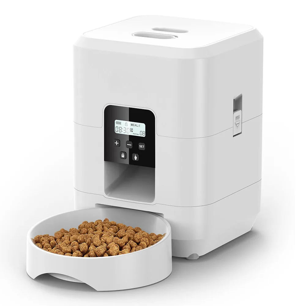 2L Pet Feeder Timing Smart Automatic Dog Pet Feeder For Cats Dog Button WIFI APP Intelligent Dry Food Dispenser Dog Bowl