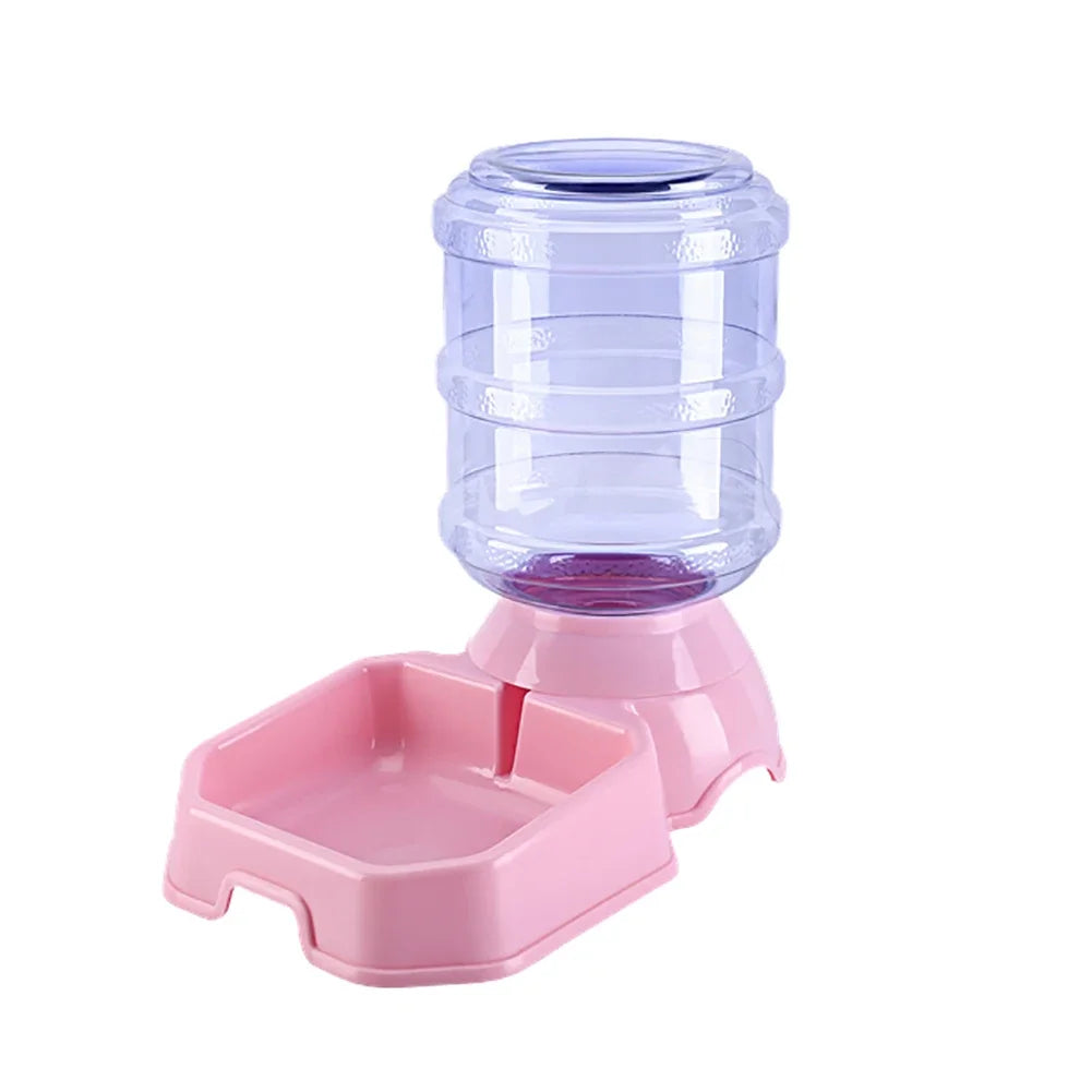 3.8 L Automatic Dog Feeder Waterer High Capacity Pet Food Bowl Gravity Water Dispenser Pet Bowl for Dogs Cats Dog Accessories